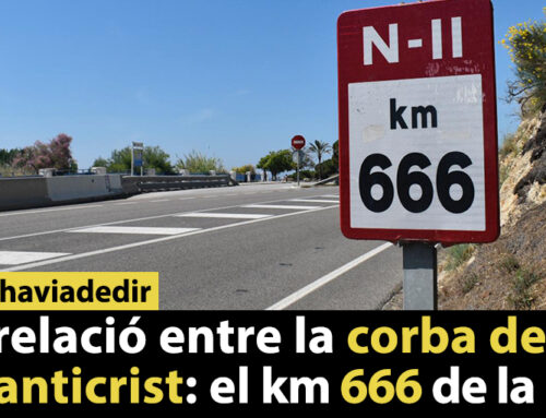 La relació entre la corba del far  i l’anticrist: el km 666 de la N-II