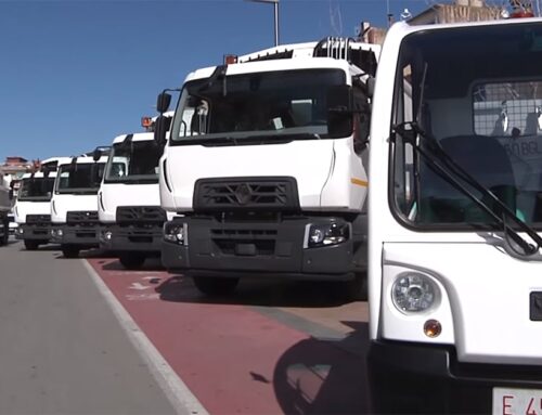 Un dels camions de la recollida selectiva de Calella opera a Mallorca