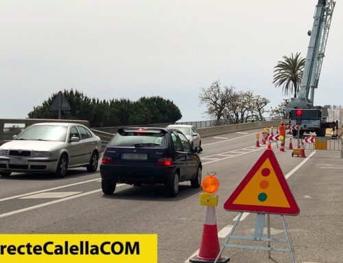 S’obre la carretera N-II amb pas alternatiu entre Calella i Sant Pol