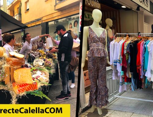 Les botigues de Calella surten a vendre al carrer per un dia