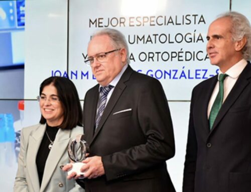 Joan Manel Burdeus, doctor de la Creu Groga, premi a millor especialista en Traumatologia