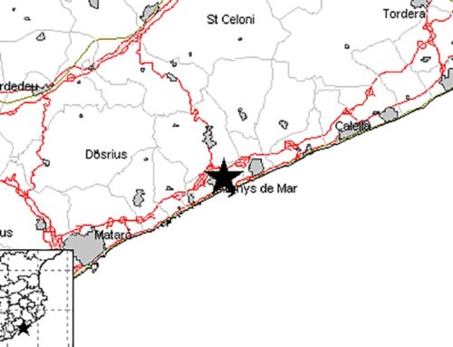 Terratrèmol de magnitud 2.7 a Arenys de Mar amb percepció a Calella