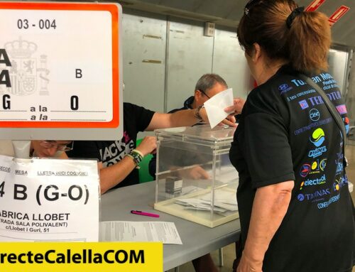 Arrenca la jornada electoral als quatre col·legis de Calella