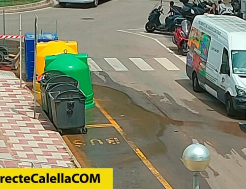 Els veïns de la zona turística, sense aigua per una fuita provocada per les obres de renovació de contenidors