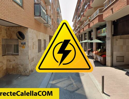 Els comerços del carrer Bruguera, indignats per estar sense llum durant el matí