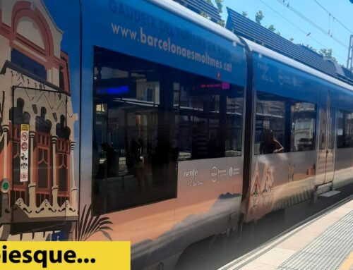 Sabies que un tren de Rodalies promociona el Modernisme del Maresme?