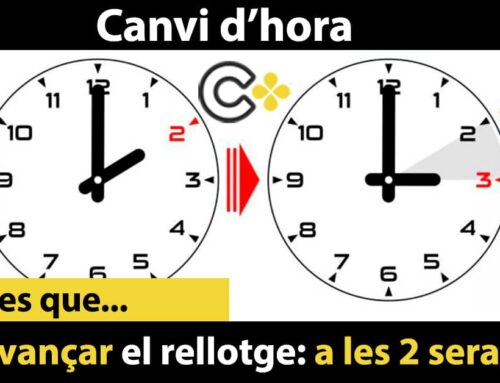Torna l’horari d’estiu: toca canviar l’hora per avançar el rellotge