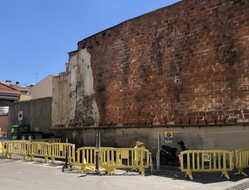 L’Ajuntament encarrega la reparació de la paret de l’aparcament Bartrina afectada per l’incendi de febrer