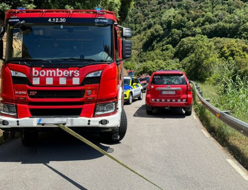 Un jove de Calella mor en un accident de trànsit a la carretera d’Hortsavinyà