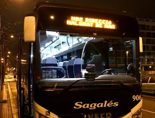 La línia interurbana de bus nocturn cap a Calella, la segona amb més usuaris de la província de Barcelona