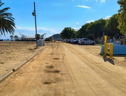 Prohibit circular i aparcar al camí de la platja per tasques de manteniment