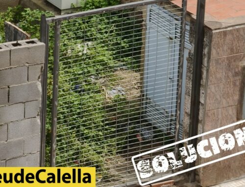 Tancada la zona del carrer Montserrat que s’havia convertit en un lavabo públic