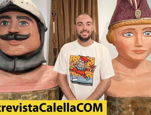 Oriol Terricabras, cap de colla dels Geganters de Calella: “Estem aconseguint molta gent jove per portar els gegants”