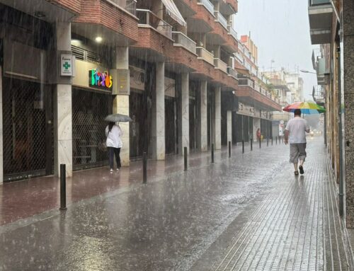 L’onada de calor acaba amb una curta però intensa calamarsada