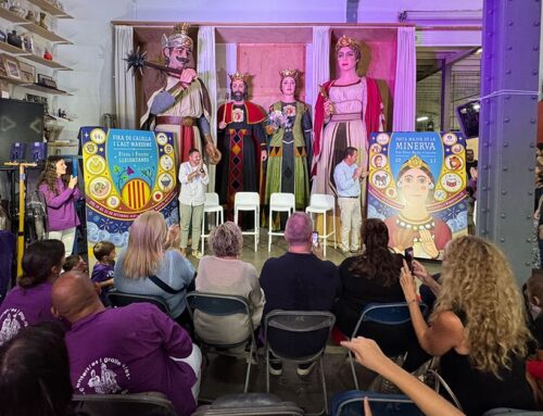 Els Geganters de Calella seran els pregoners de la Festa Major de la Minerva
