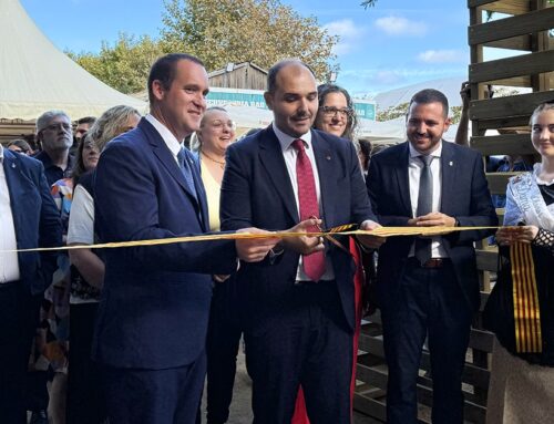 El conseller de Presidència, Albert Dalmau, inaugura la Fira de Calella i l’Alt Maresme
