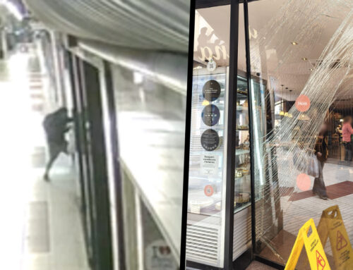 Destrossen la porta de vidre d’una cafeteria del carrer Església en un intent de robatori