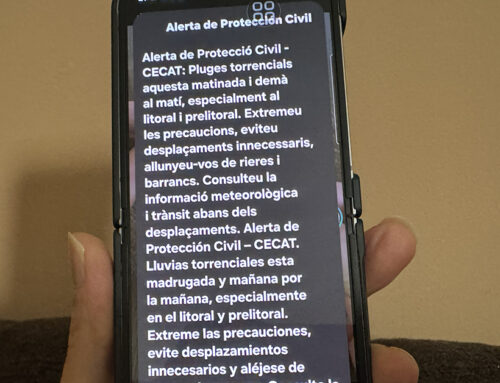 Protecció Civil envia una alerta al Maresme per la previsió de pluges intenses aquest dijous