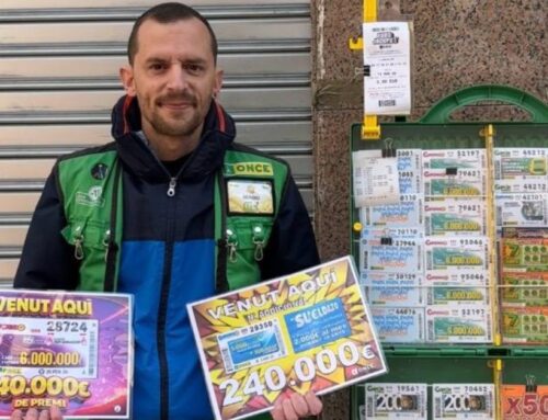 Sergio del Sol, el venedor de l’ONCE que reparteix sort a Calella: “Quan saps que has donat un premi, se’t posa la pell de gallina”
