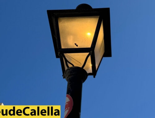 Fanals encesos tot el dia a la zona hotelera