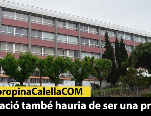 L’educació també hauria de ser una prioritat