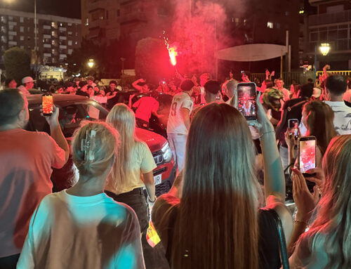 Bogeria a Calella per la victòria d’Espanya al Mundial