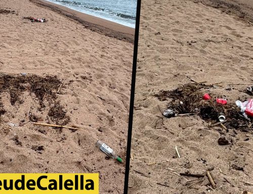 Queixes per la brutícia, llaunes i ampolles d’alcohol a la Platja Gran de Calella